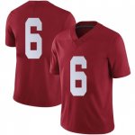 NCAA Men's Alabama Crimson Tide #6 Devonta Smith Stitched College Nike Authentic No Name Crimson Football Jersey VG17Y75XI